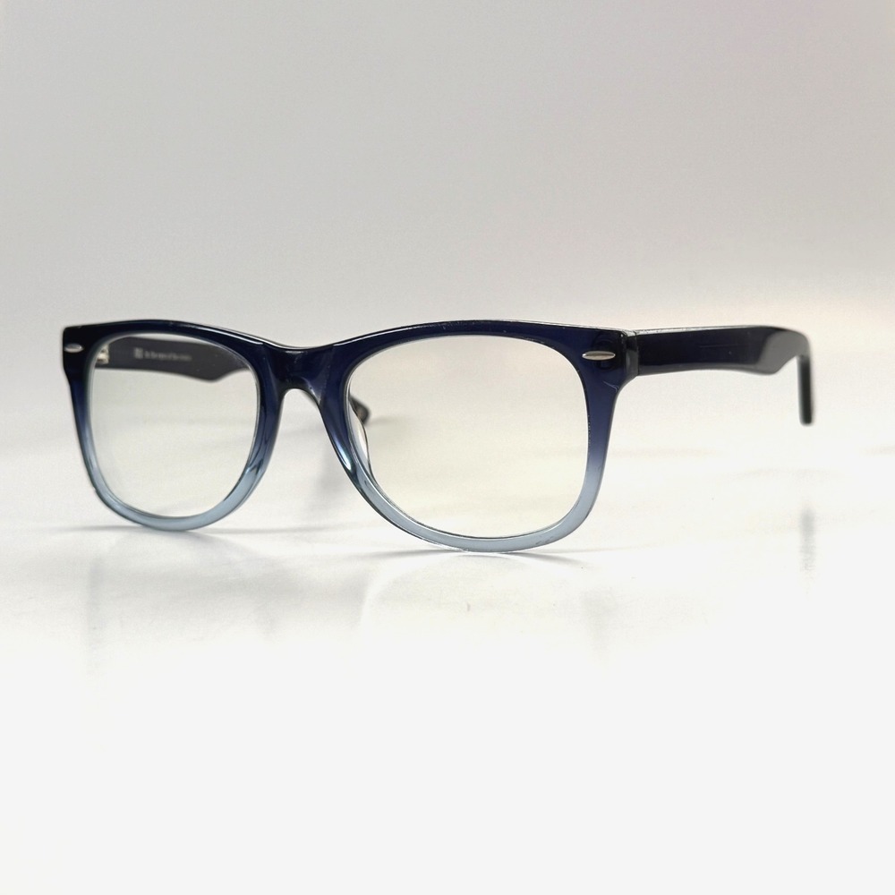 MUSE 35-002023 Hand Made Eyeglasses‎ Frame Only 54-20-145 Blue/Clear 21-362
